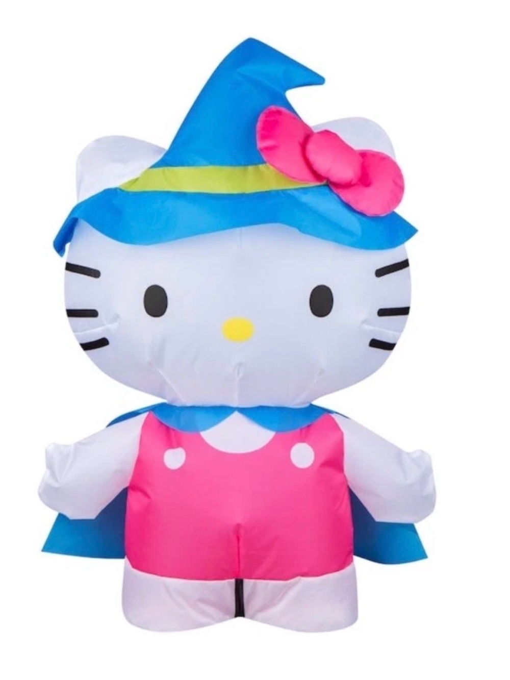 Sanrio Hello Kitty Inflatable Pink Witch Costume Indoor Halloween Decor 2ft NIB